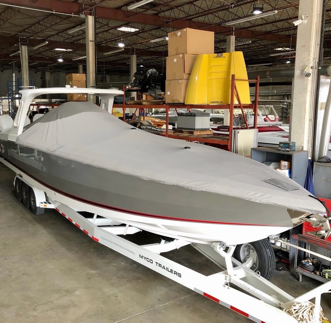 Performance Boat Full Canvas Cover